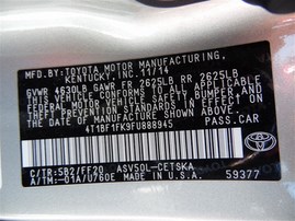 2015 Toyota Camry SE Tan 2.5L AT #Z23525
